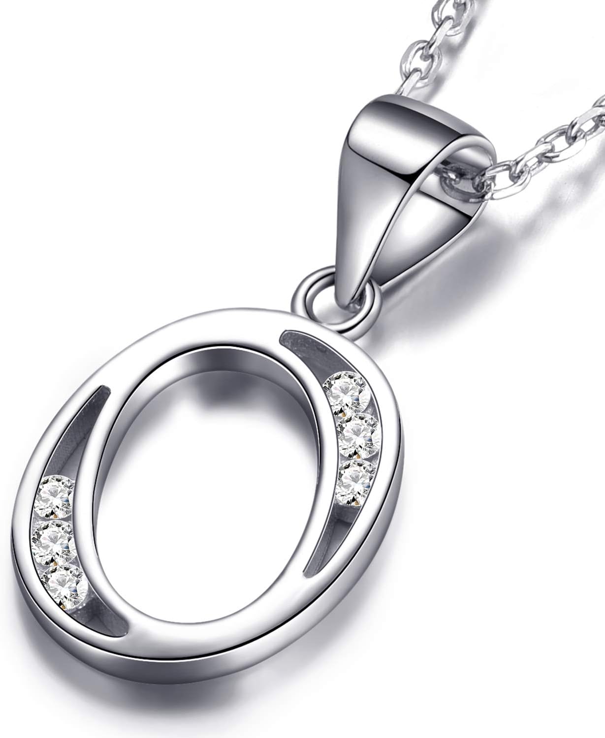 Detalle 2 de MASADA Cadena con Inicial Plata 925 46cm