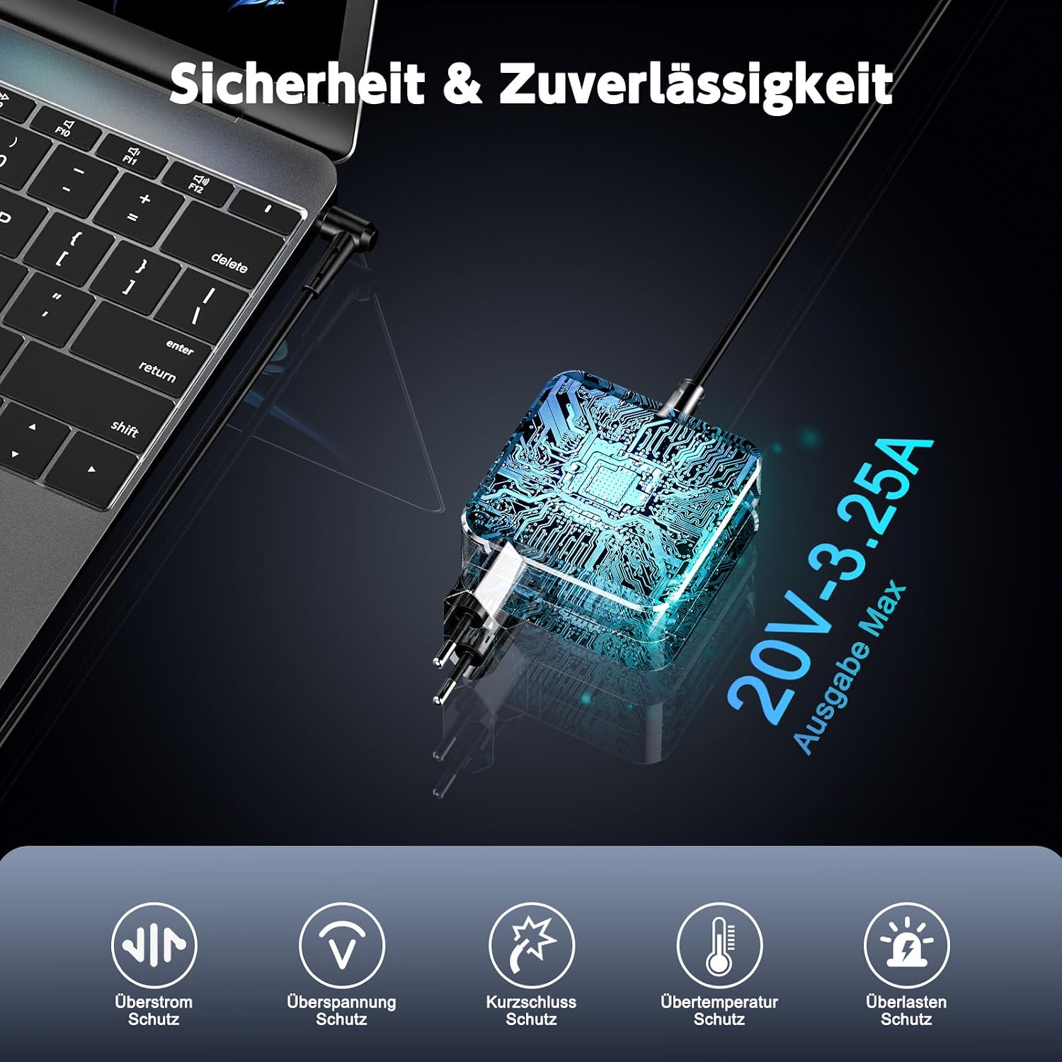 Thumbnail 4 de Lenovo Ideapad Netzteil Ladekabel 65W