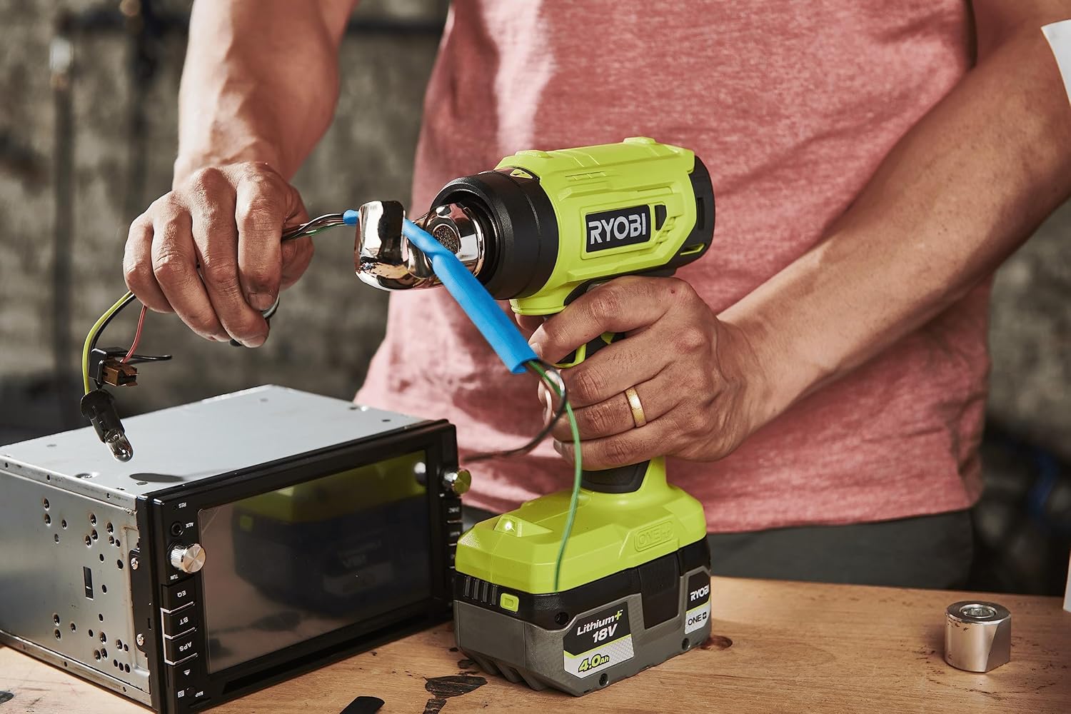 Detalle 2 de Ryobi R18HG Soffiatore ad aria calda 470°