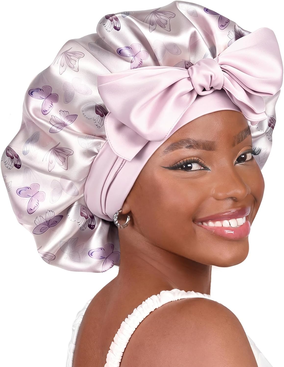 Thumbnail 6 de YANIBEST Silk Sleep Cap for Women – Adjustable Satin Double-Layer Bonnet