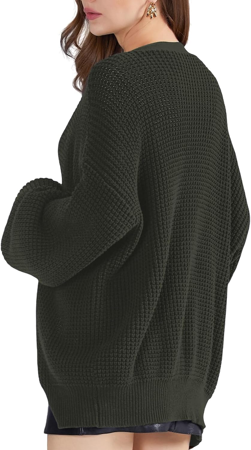 Detalle 2 de QUALFORT Cardigan Oversized 100% Cotton