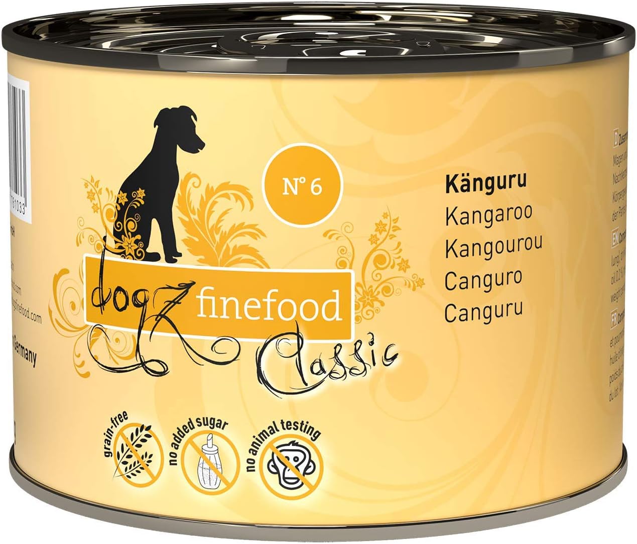 Thumbnail 6 de dogz finefood N° 6 mokra karma z kangurem, bez zbóż i dodatku cukru, 6 × 800 g