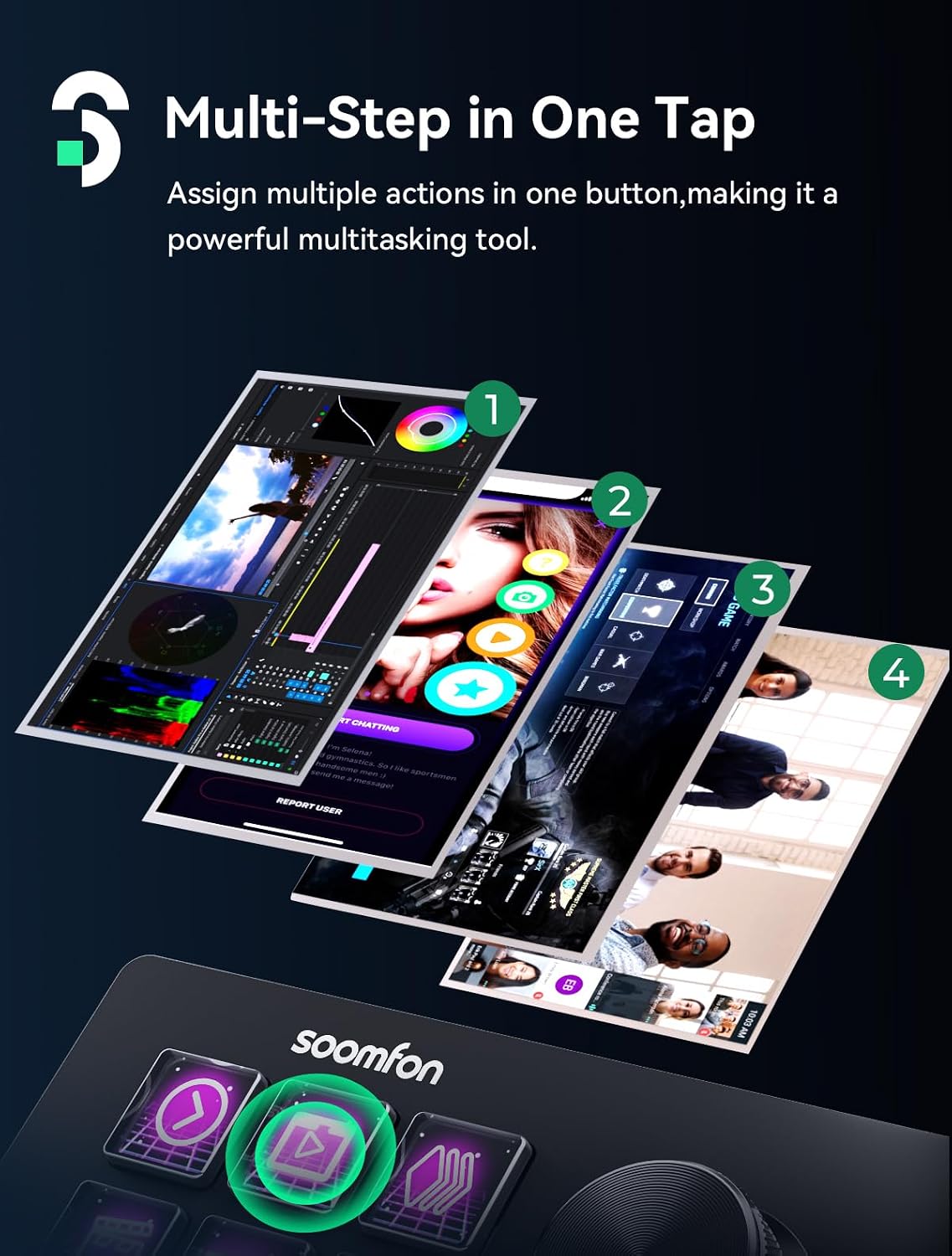 Thumbnail 2 de SOOMFON Stream Controller SE Deck 6-key