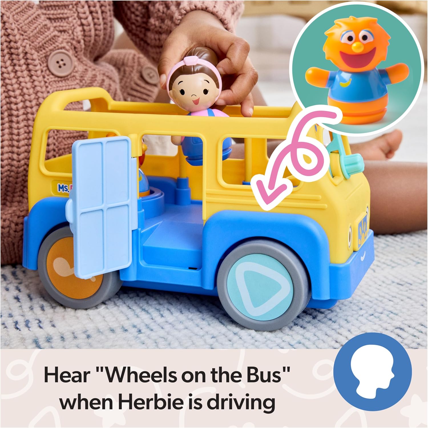 Detalle de Ms. Rachel My First Learning School Bus
