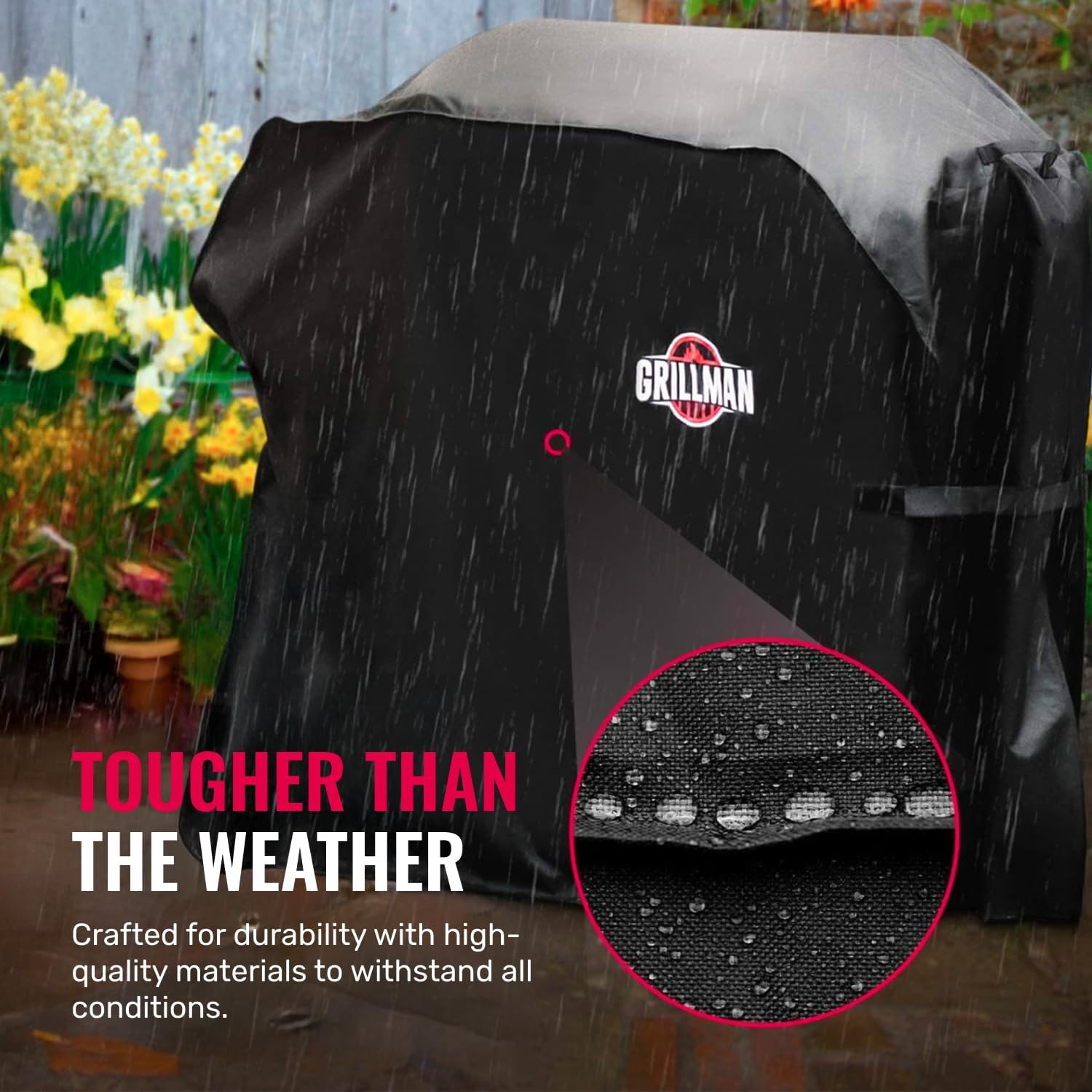Thumbnail 4 de Grillman Heavy Duty BBQ Cover – 147 x 61 x 122 cm