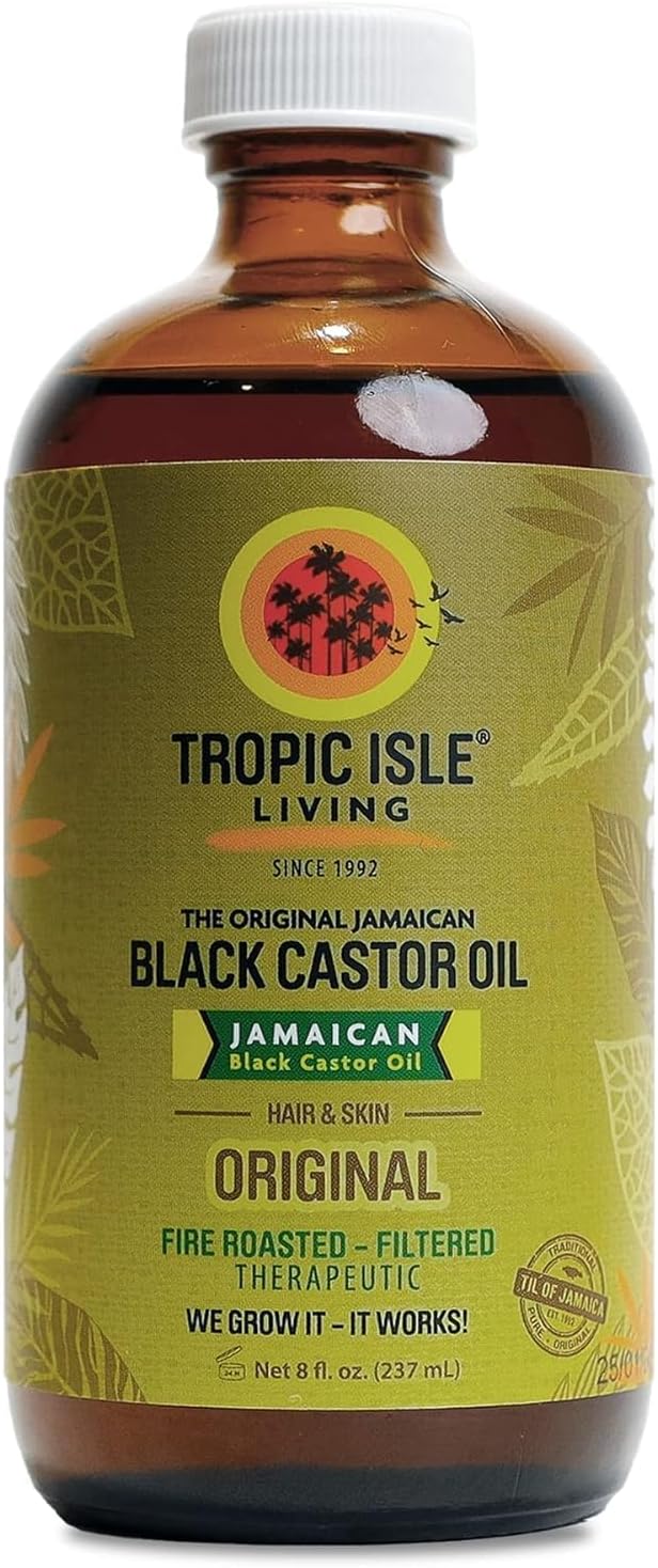 Detalle de Tropic Isle Living Jamaican Black Castor Oil 8 fl oz