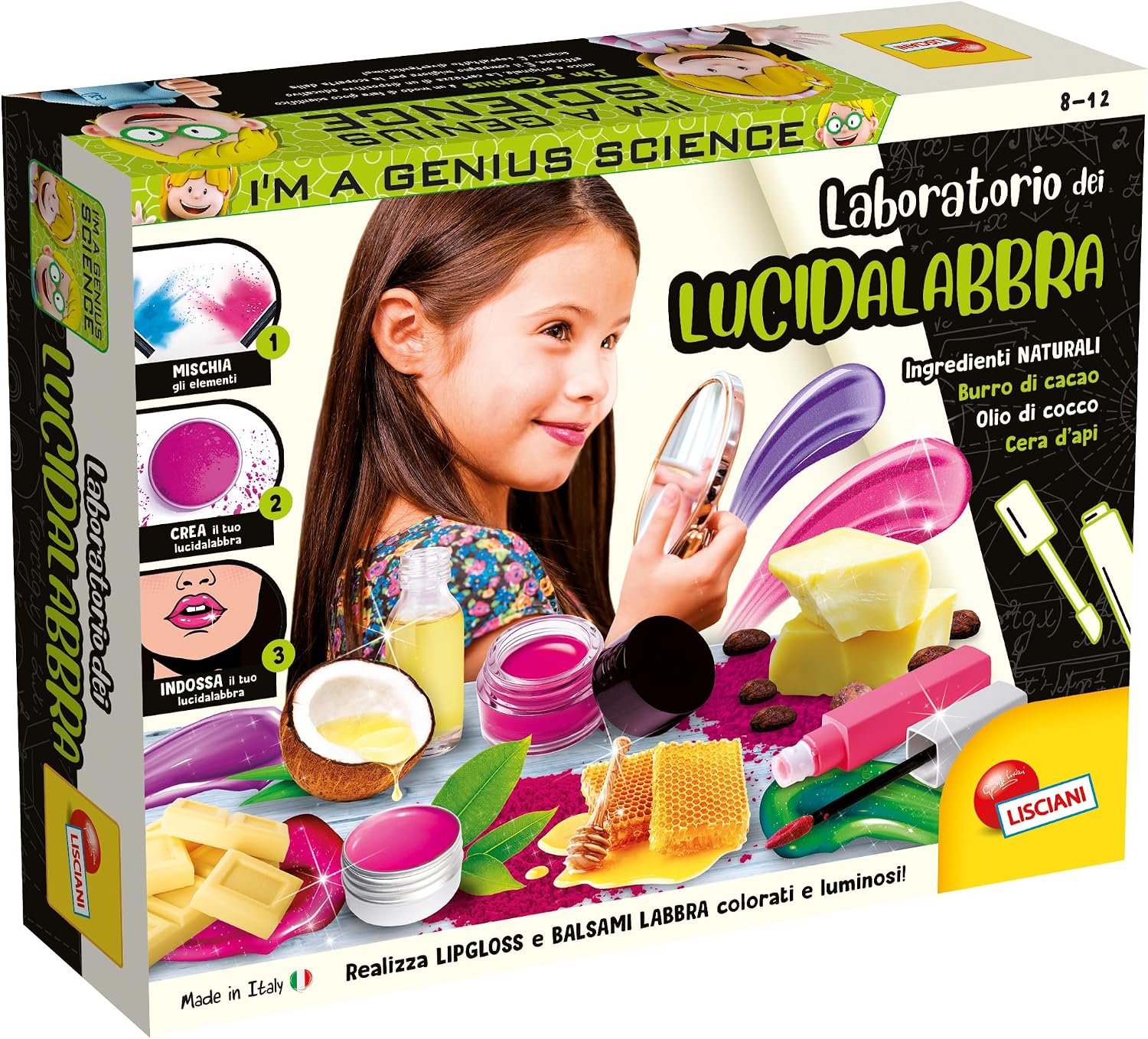 Detalle de Lisciani Giochi – I'm a Genius Laboratorio di routine di bellezza: kit creativo per la cura della pelle