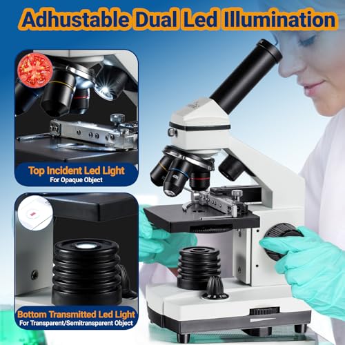 Thumbnail 4 de MAXLAPTER Compound Microscope 40X–2000X 🔬