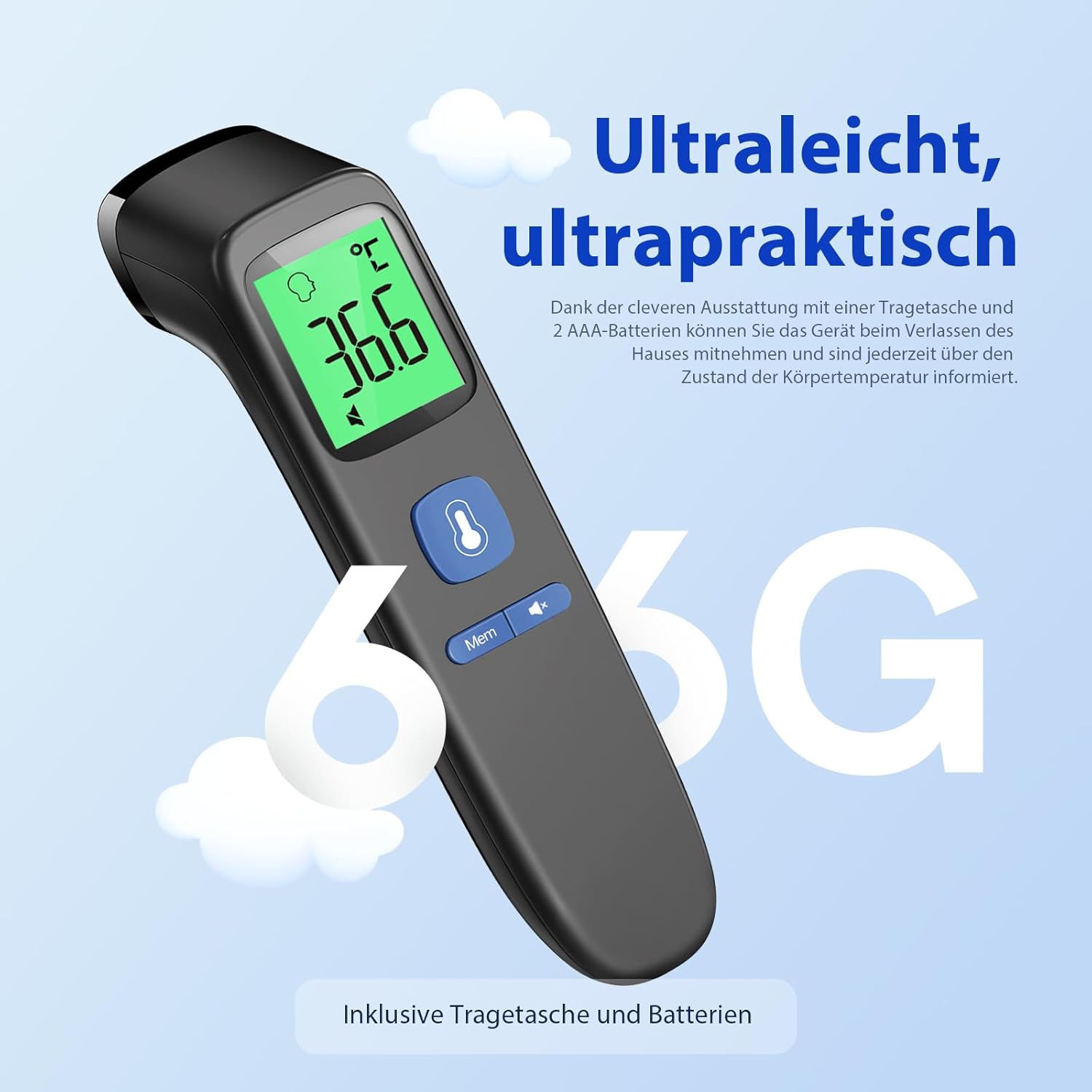 Thumbnail 6 de Kontaktloses Stirnthermometer für Fieber