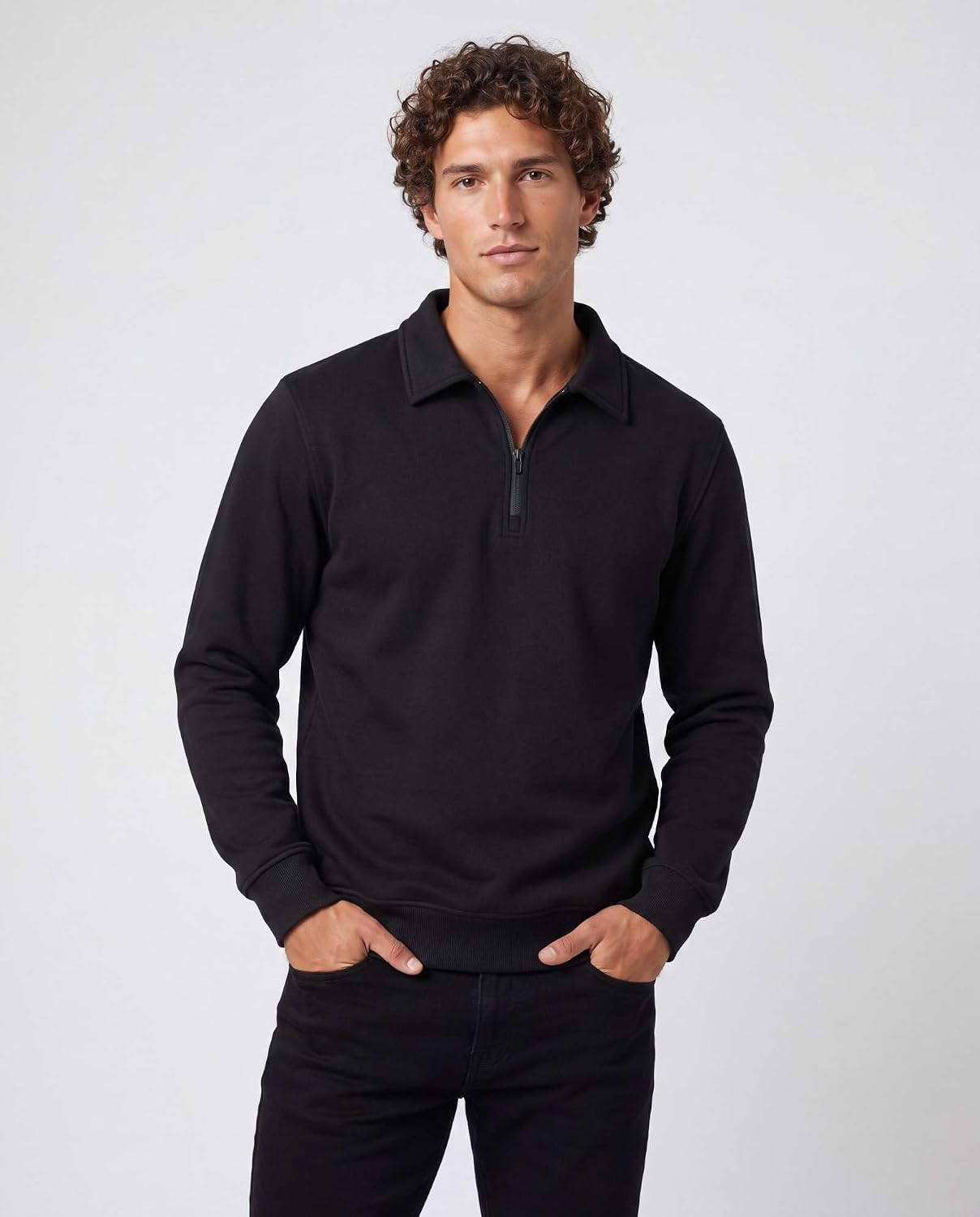 Detalle 2 de Men's Quarter-Zip Pullover 2-Pack