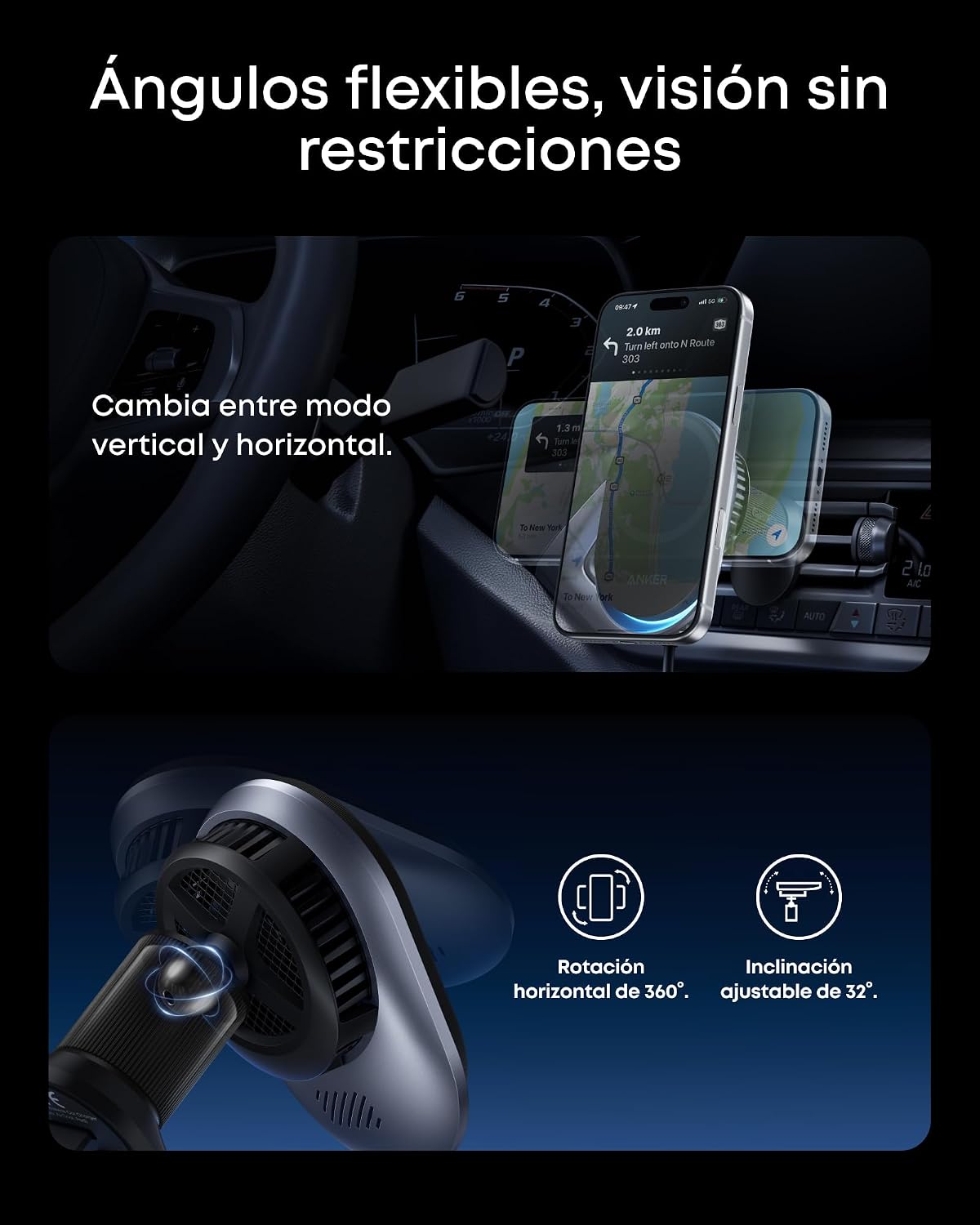 Thumbnail 6 de Anker Prime MagSafe Cargador para Coche 25 W