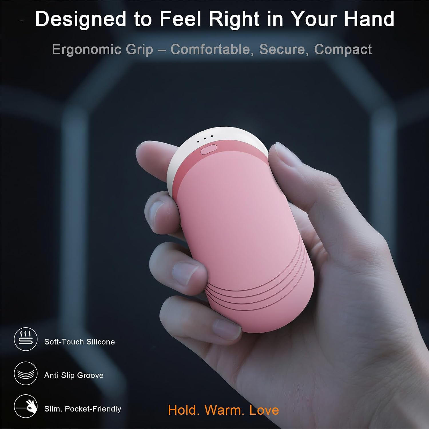 Detalle 2 de Karecel KS-21 Rechargeable Hand Warmers, 2-Pack with Full-Surface Heat