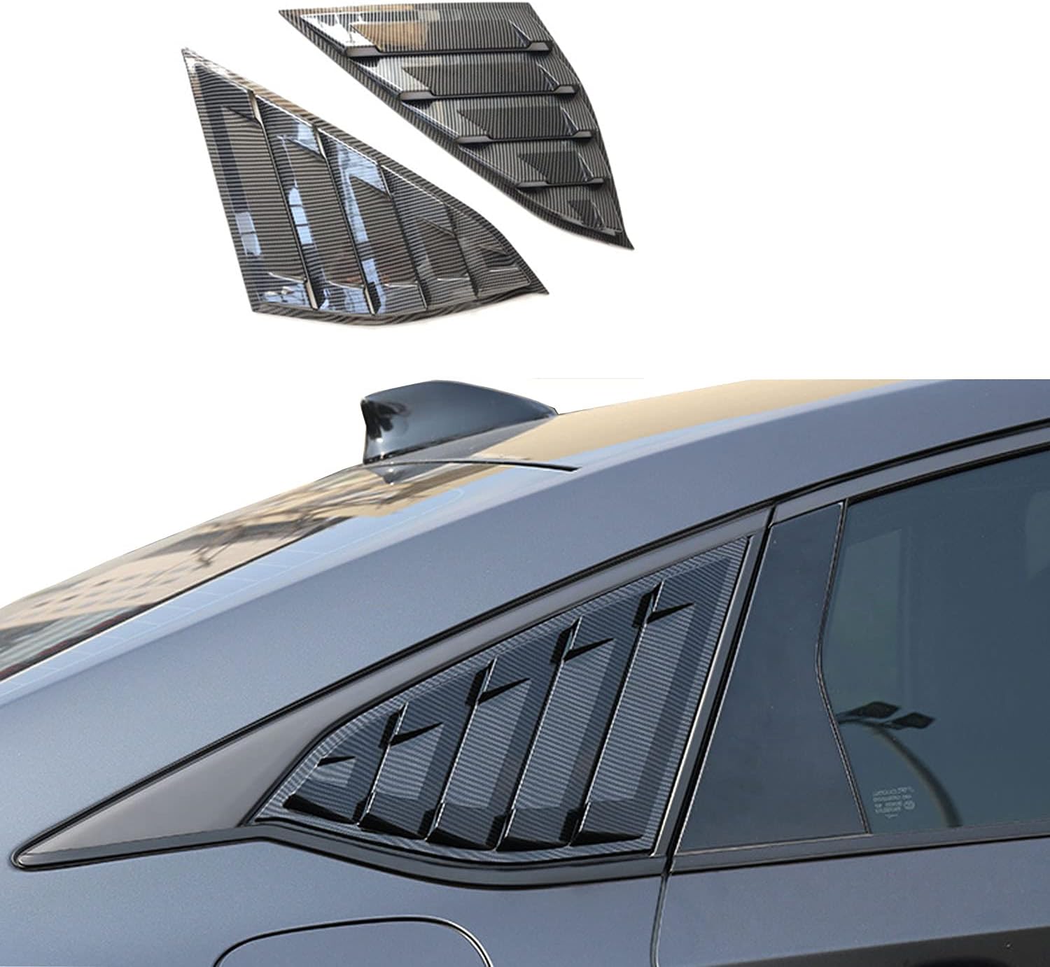 Detalle de TLIFORT Side Window Louvers for Honda Accord Sedan 2018–2022