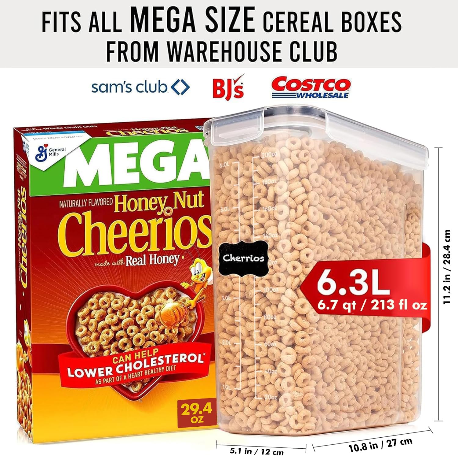 Thumbnail 1 de Shazo 2-Pack 6.3L Airtight Food Containers