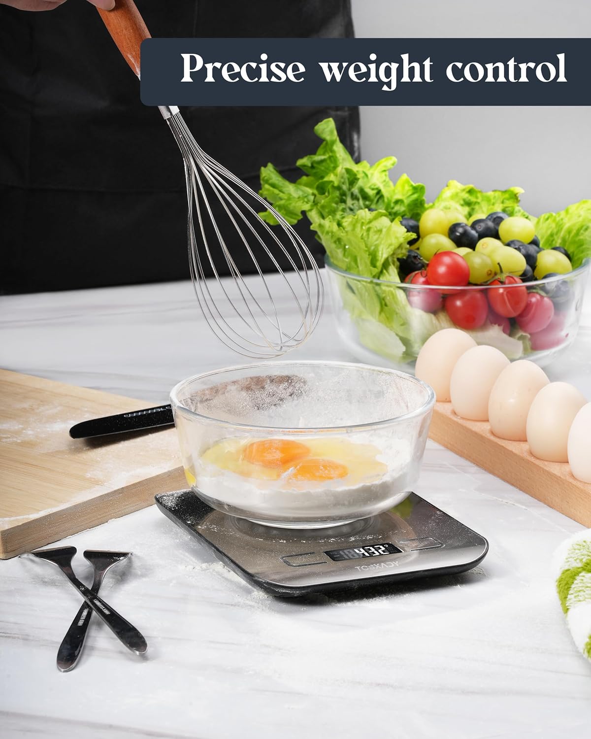 Thumbnail 2 de Tcsxady Food Scale 11lb digital kitchen scale