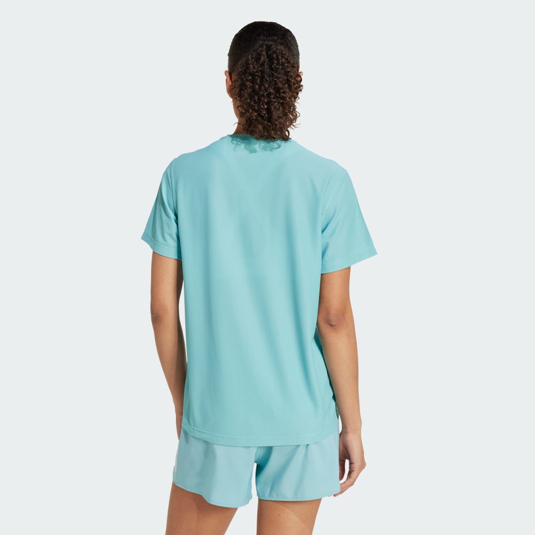 Detalle 2 de Camiseta Own The Run de Adidas – Turquesa