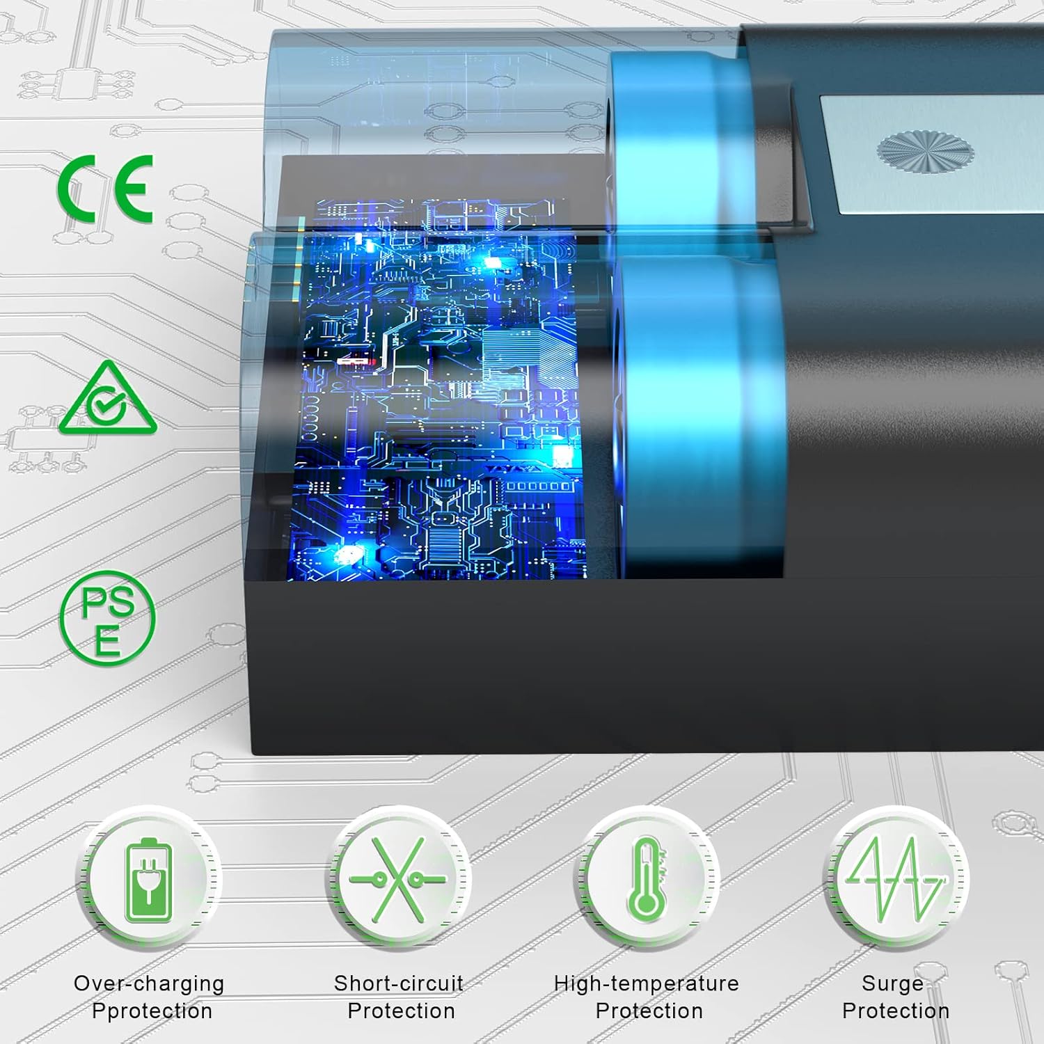 Thumbnail 3 de Ersatzakku mit Ring – 3,65 V, 6040 mAh, kompatibel mit Ring Video Doorbell (2/3/3 Plus/4) und Ring Kameras (Stick Up, Spotlight) von Loqdivr