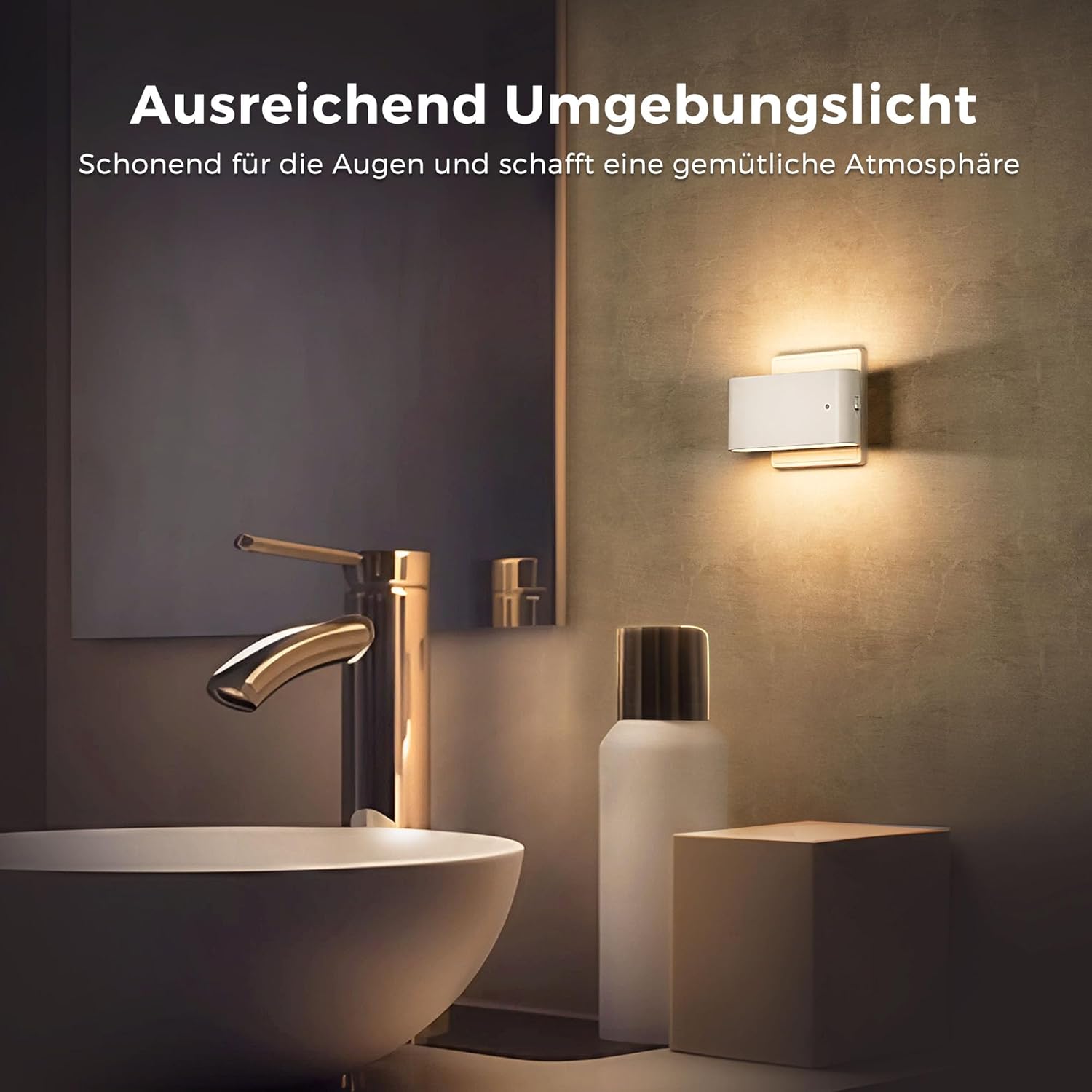 Thumbnail 3 de LOHAS-LED Nachtlicht mit Lichtsensor 2er-Set | Warmweiß 3000K, dimmbar, 0–100 lm, Dämmerungssensor