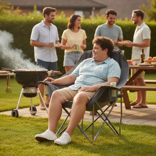 Thumbnail 6 de OUTSIDER Campingstuhl, übergroß und gepolstert, bis 180 kg, grün