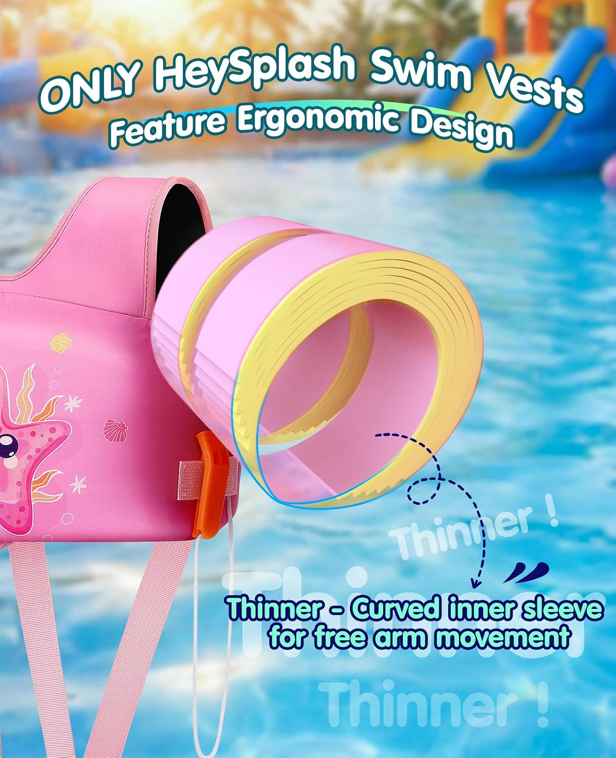 Detalle 2 de HeySplash Toddler Swim Vest