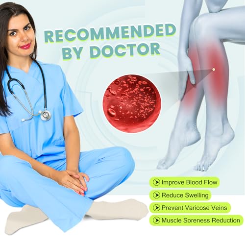 Thumbnail 6 de Iseasoo Copper Compression Socks 15-20 mmHg (8 Pairs) – For Men & Women