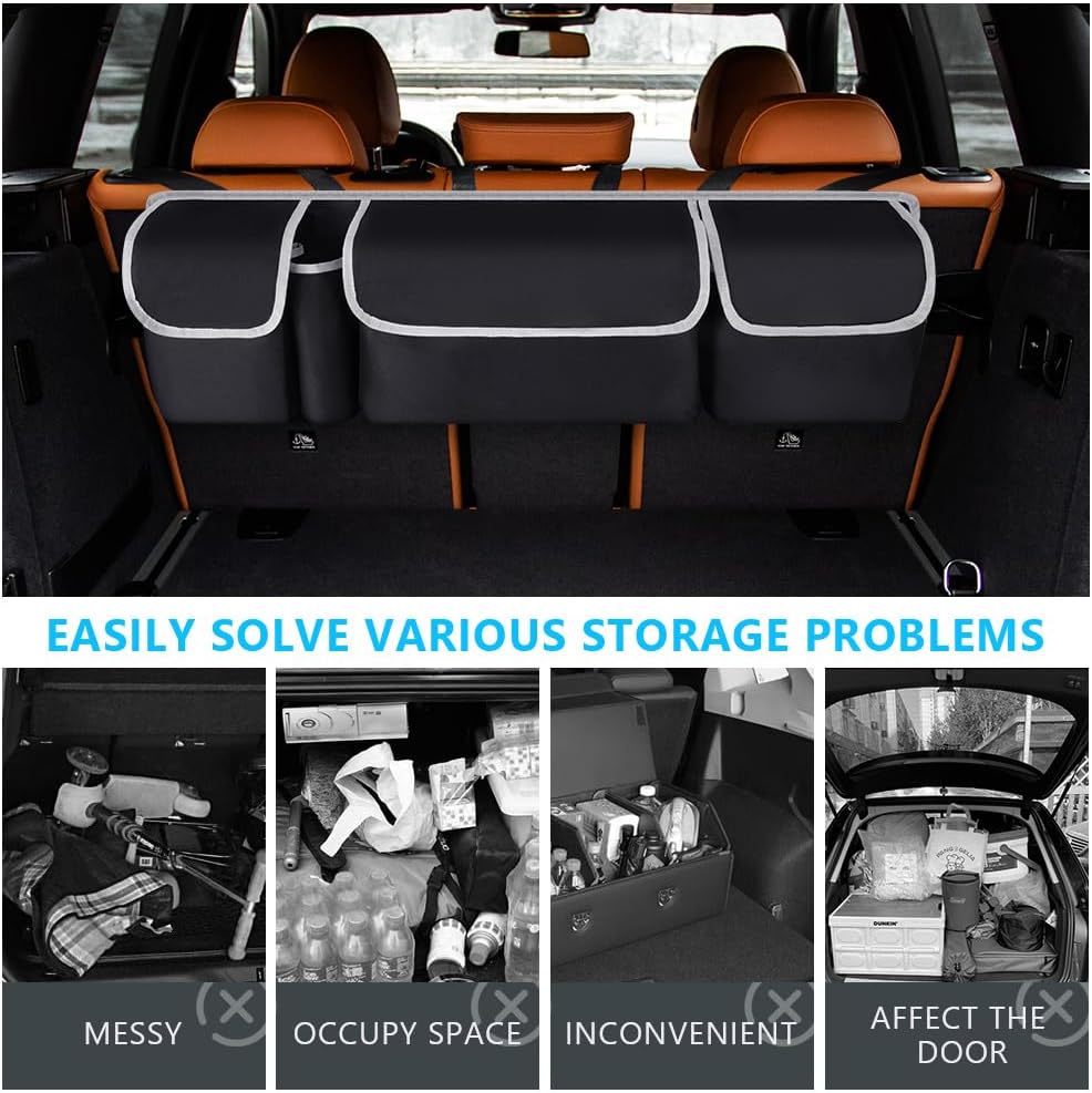 Detalle de URAQT Organizer bagagliaio auto, 4 tasche