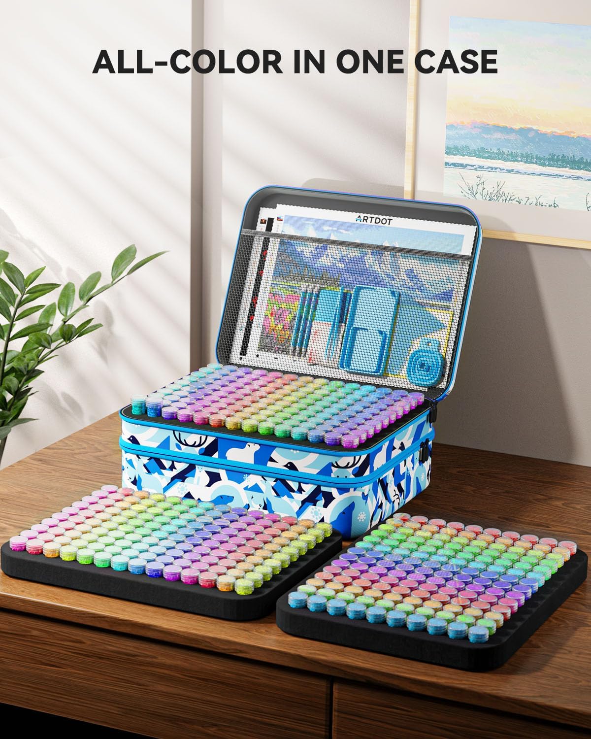 Thumbnail 1 de ARTDOT Diamond Painting Accessori 420 compartiments 🎨