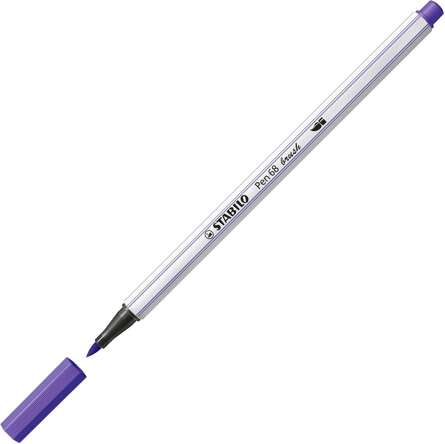 Detalle de Stabilo Pen 68 brush - Pennarello premium con punta a pennello (ARTY) 30 colori assortiti