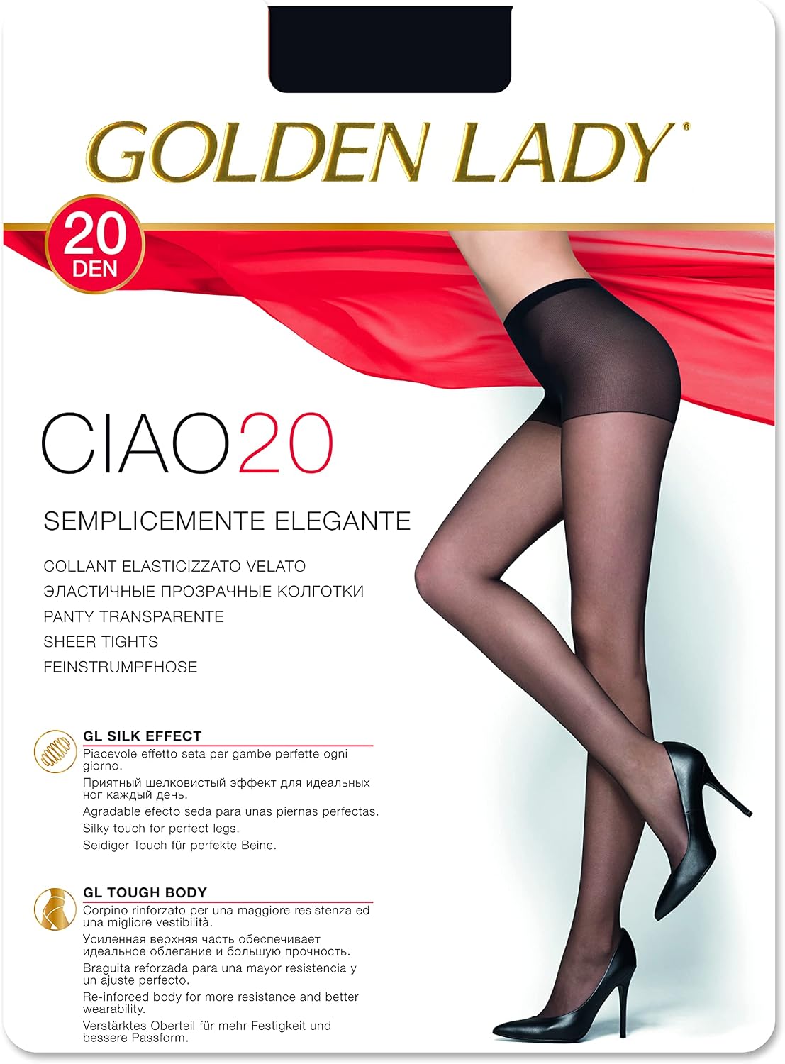 Detalle de Golden Lady Collant Ciao 20