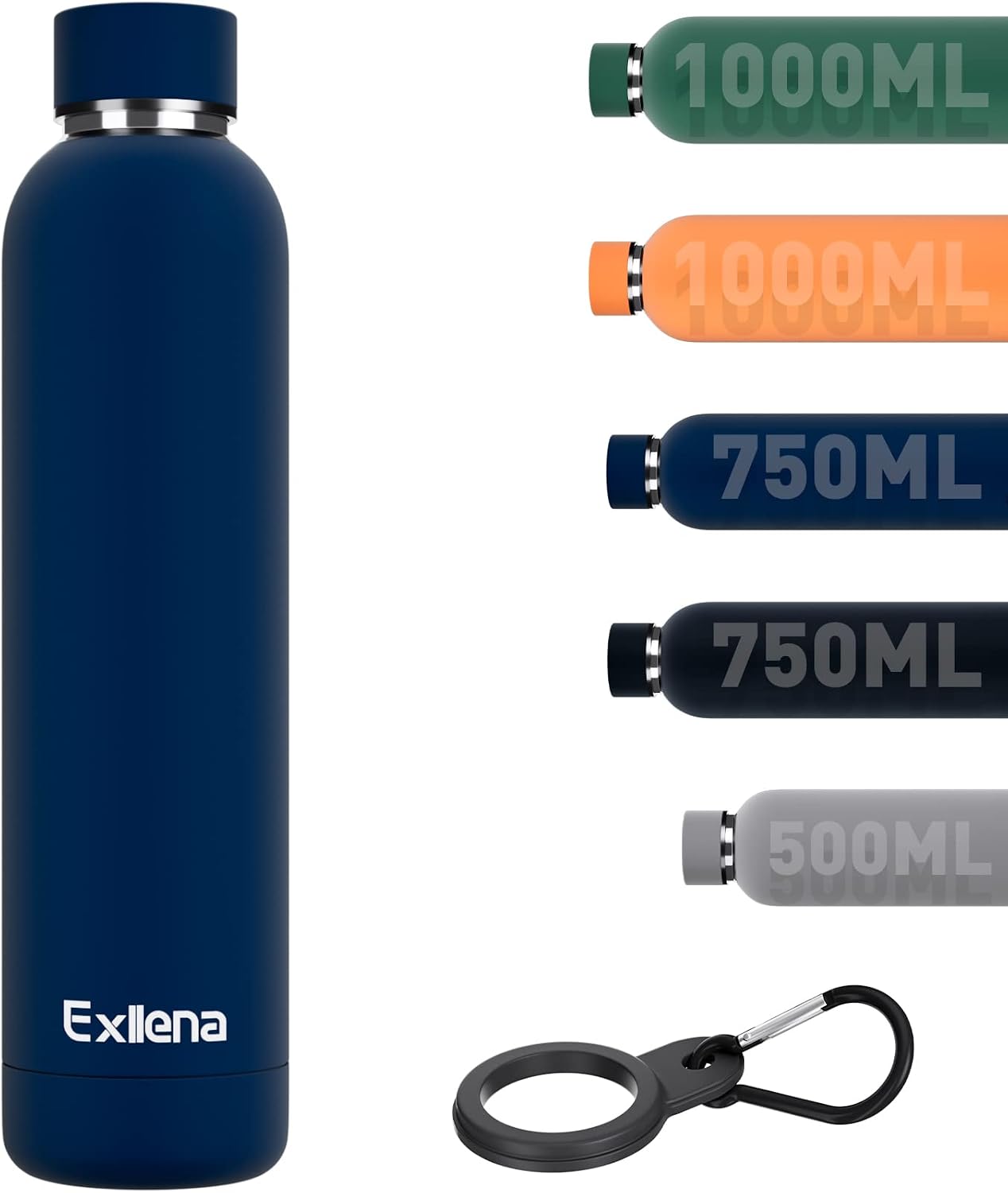 Detalle de Exllena 750ml Insulated Bottle with Clip