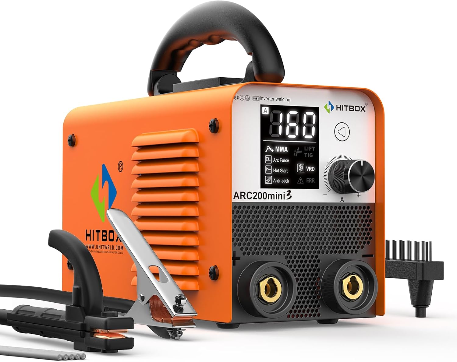 HITBOX 240V 2 in 1 Stick Welder (Lift TIG/MMA) ARC200mini3 with IGBT Inverter