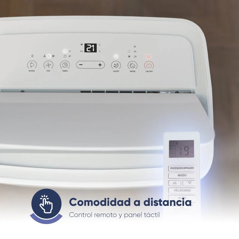 Detalle de Origial AirFeel 3000 aire acondicionado portátil 3000 frigorías (12.000 BTU) con temporizador 24 h y mando a distancia