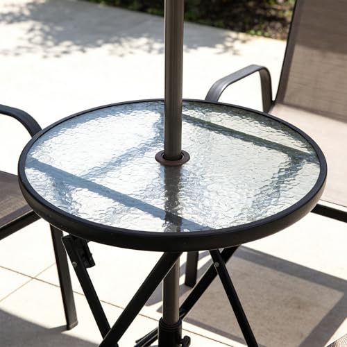 Thumbnail 8 de SUQ I OME Patio Table Umbrella Hole Ring Plug and Cap Set, Brown