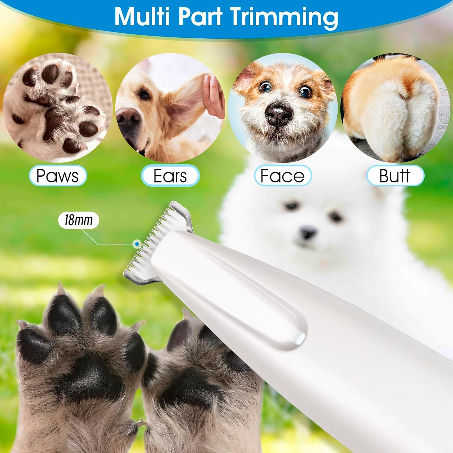 Detalle 2 de Upgrade Dog Paw Trimmer LED 18mm