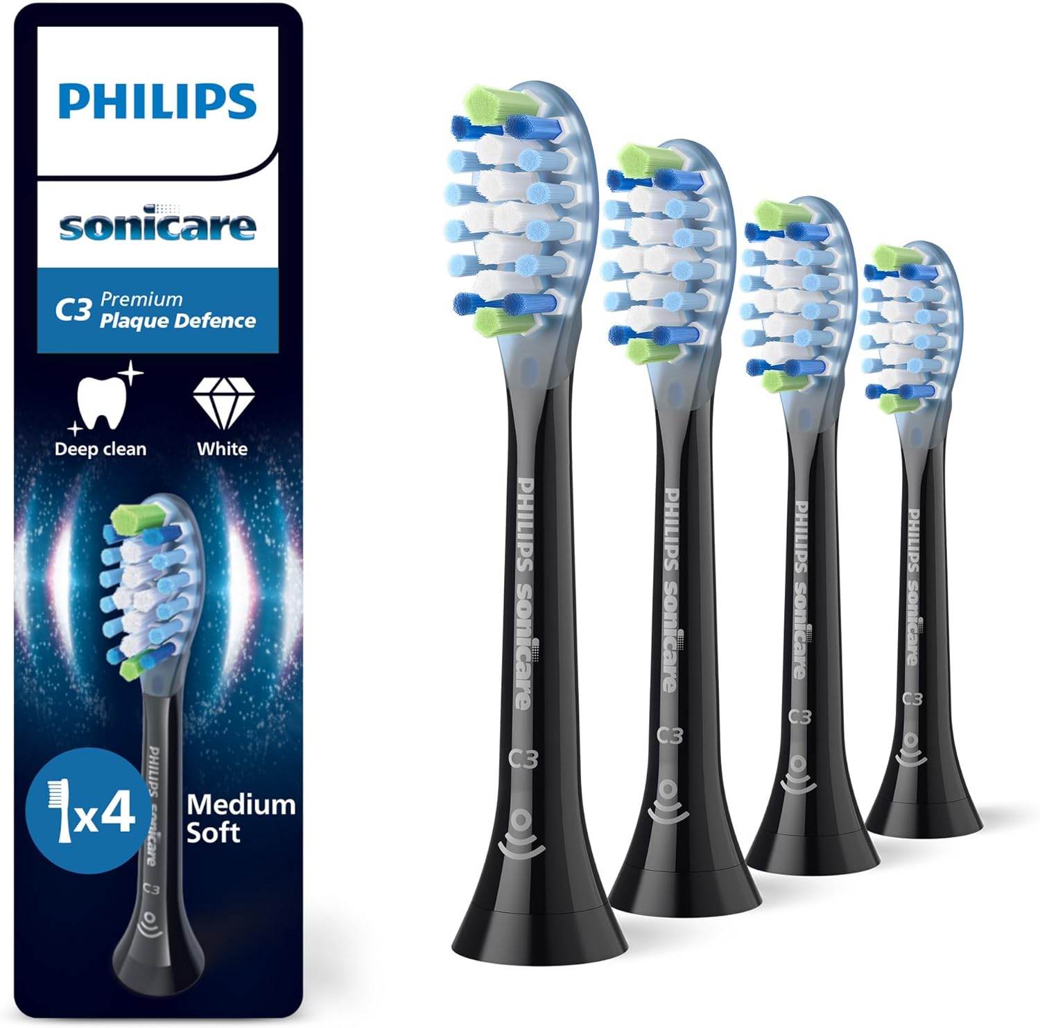 Detalle de Philips Sonicare C3 Premium lot 4 têtes 🪥
