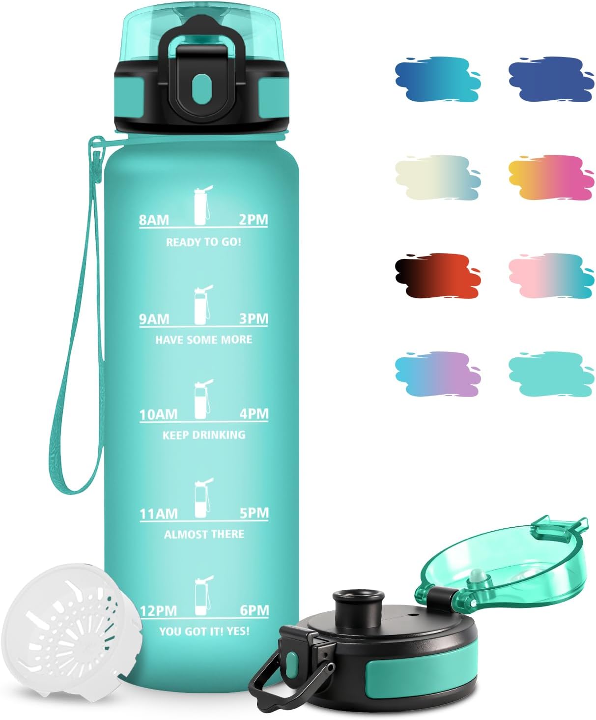Detalle de JAPORIA Gourde Sport 1L avec filtre