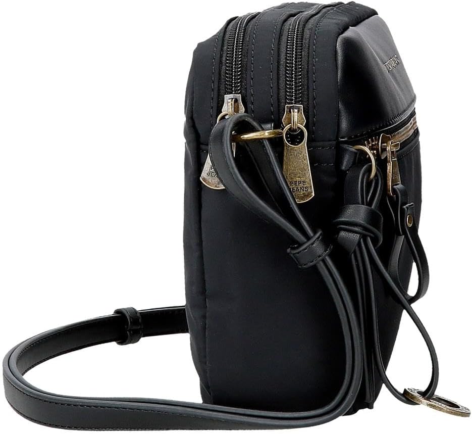 Thumbnail 2 de Pepe Jeans Morgan: borsa a bandoliera donna in similpelle beige, nera e verde di Joumma Bags
