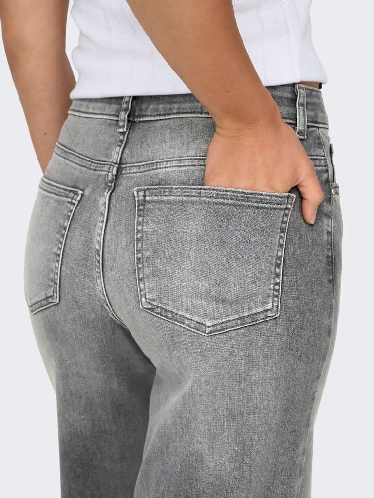 Thumbnail 2 de ONLY Damen Jeans ONLMADISON – High Waist, Weites Bein, Casual-Look