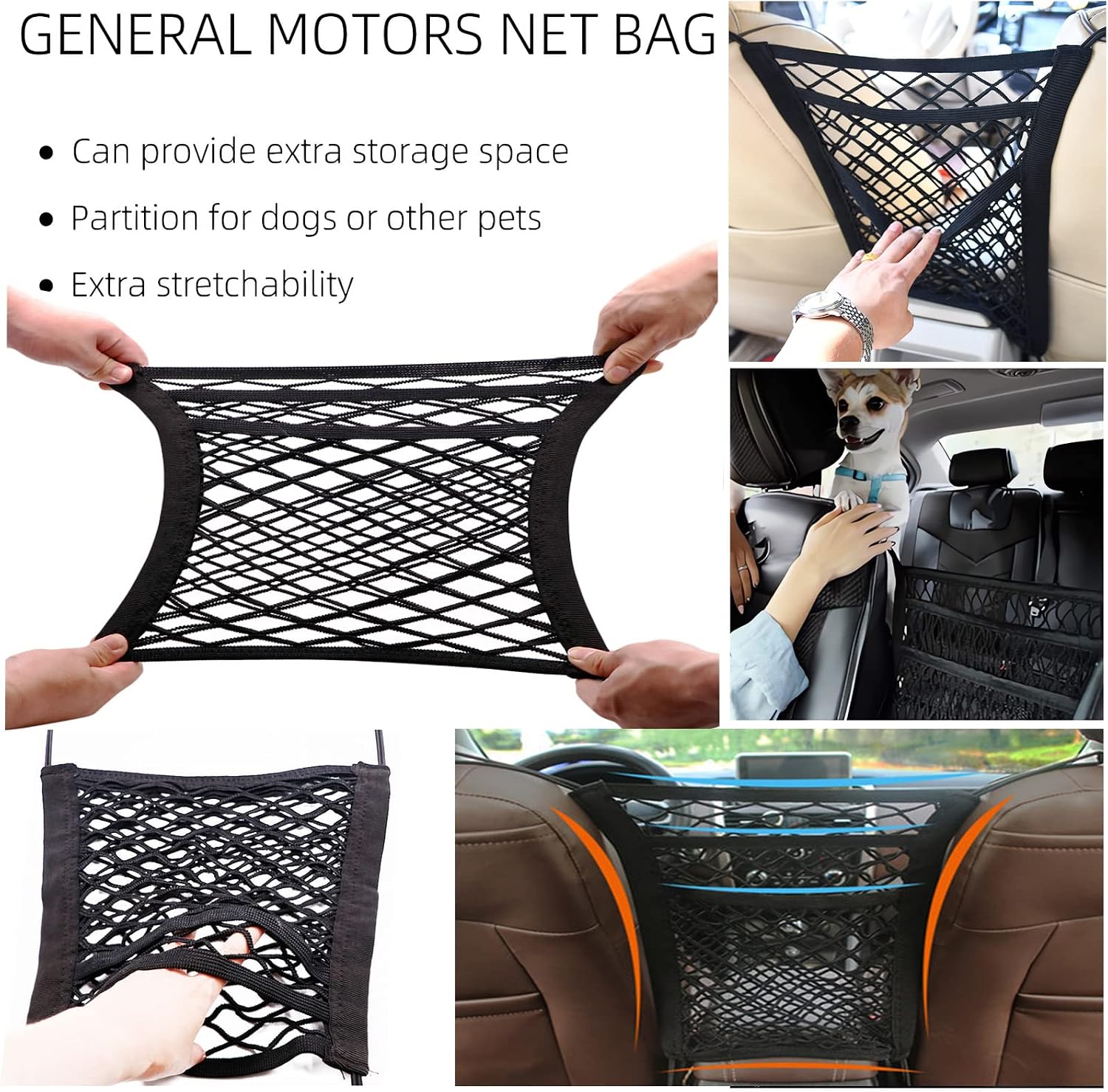 Detalle de Naturezhen Elastic Cargo Net Spandex