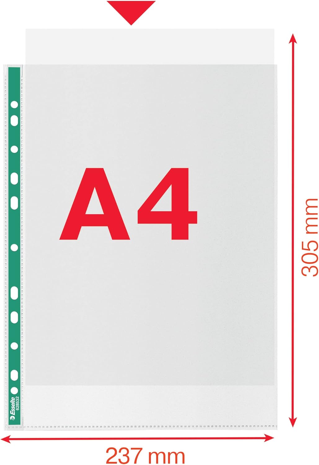 Thumbnail 3 de Esselte 500 pochettes perforées A4 📁