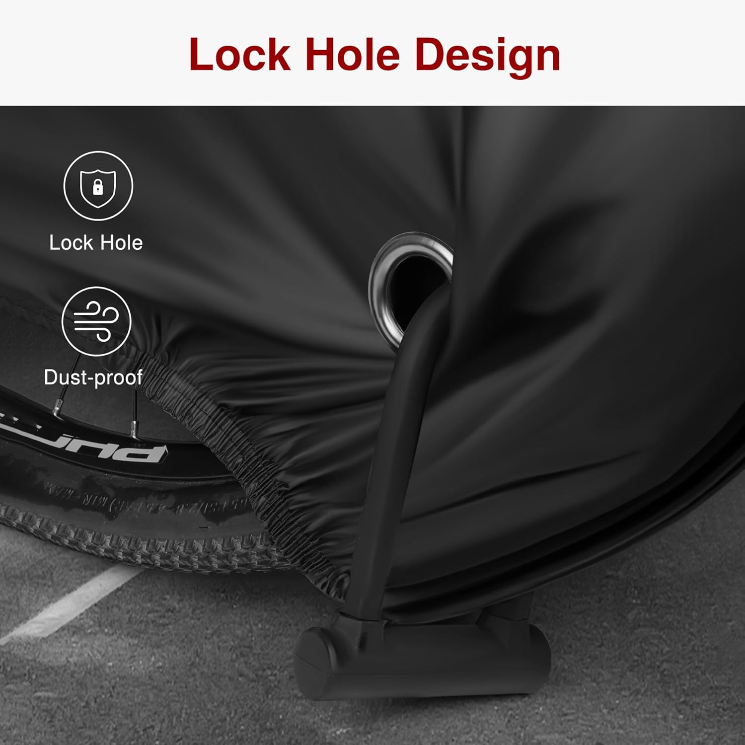 Thumbnail 3 de Puroma Bike Cover for 1 Bike Waterproof Dustproof