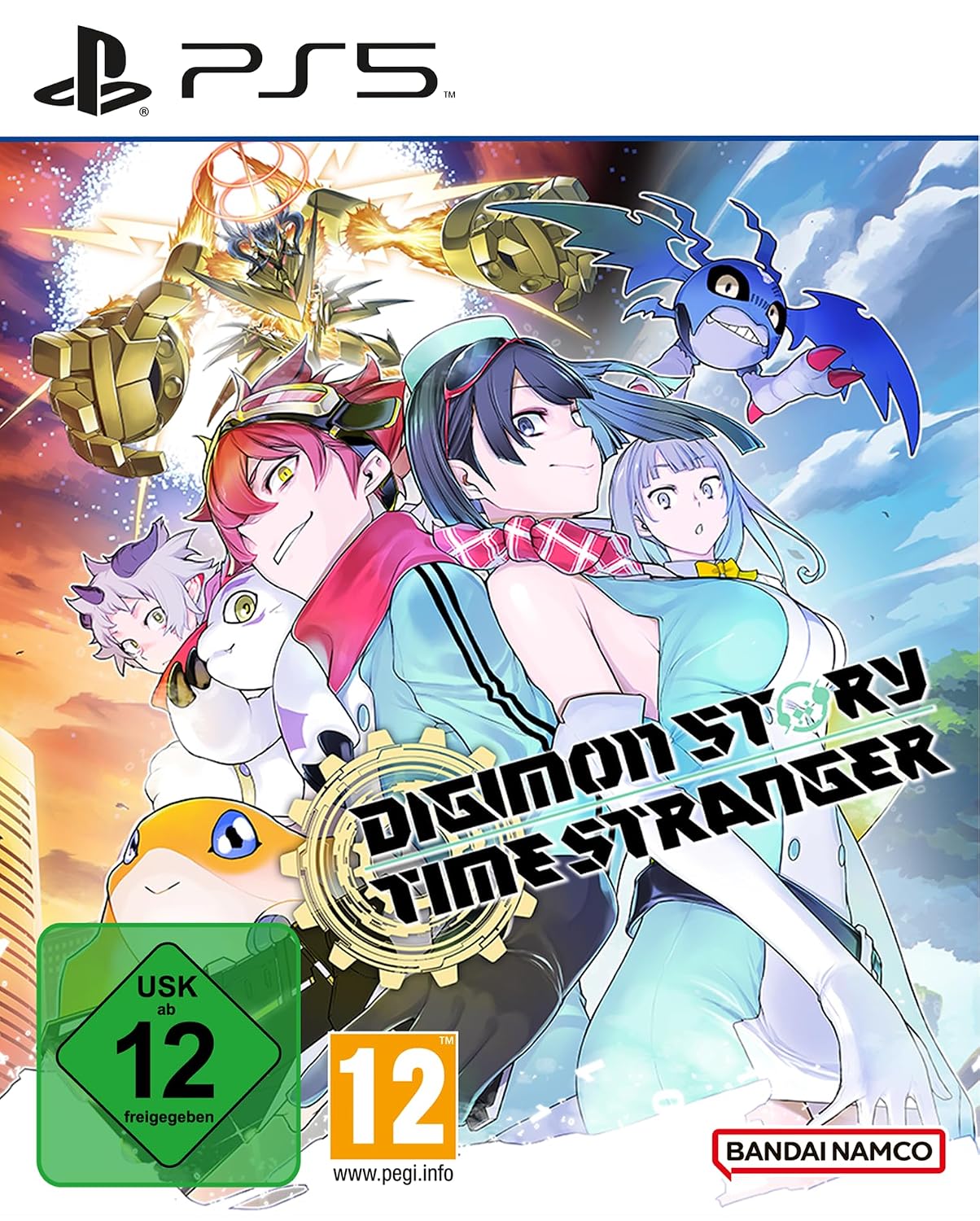 Detalle de Digimon Story: Time Stranger für PS5 – rundenbasierte Abenteuer mit Story-Fokus von Bandai Namco