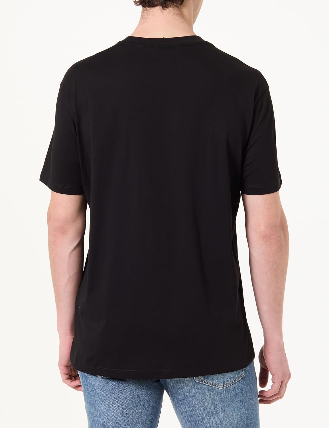Detalle 2 de Armani Exchange One Block Up, Rubbered And Satin Logo T-Shirt Uomo (Pacco da 1)