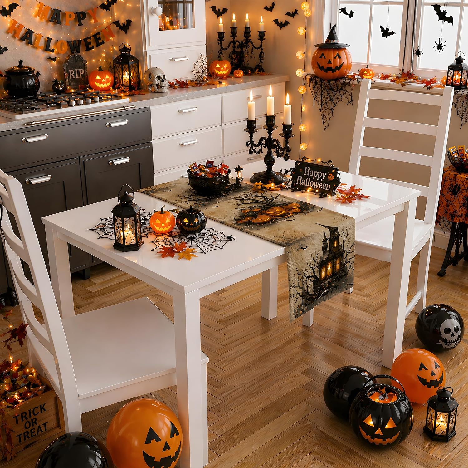 Detalle 1 de Halloween Table Runner, Polyester
