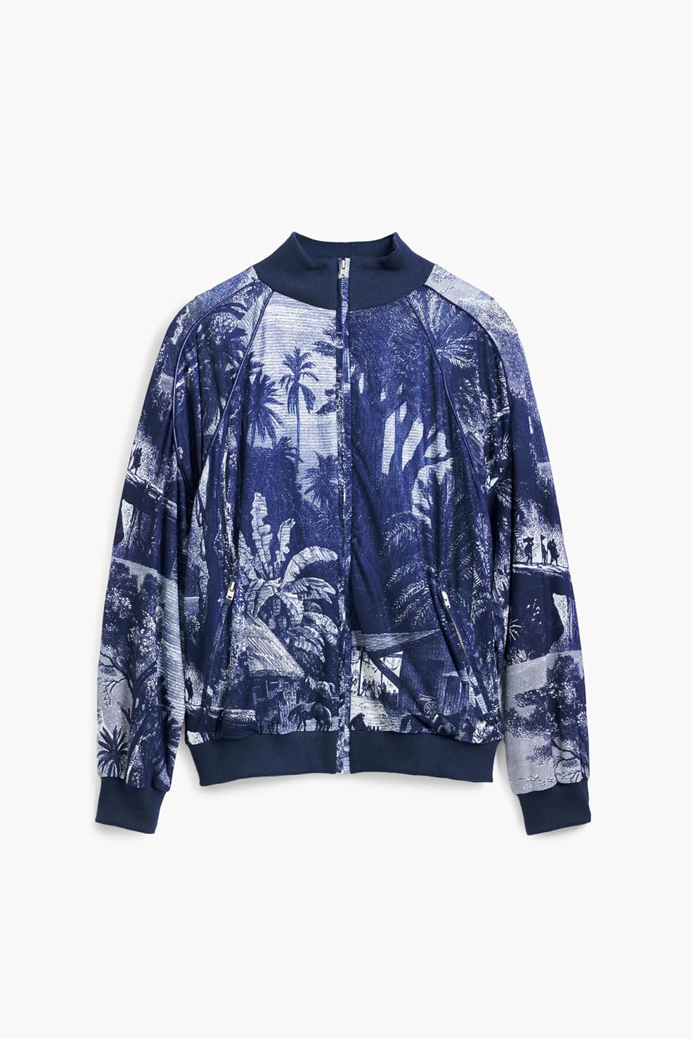 Thumbnail 6 de Desigual 25swsk42 Sweatshirt Femme — Col roulé, multicolore, fermeture éclair, coupe Regular