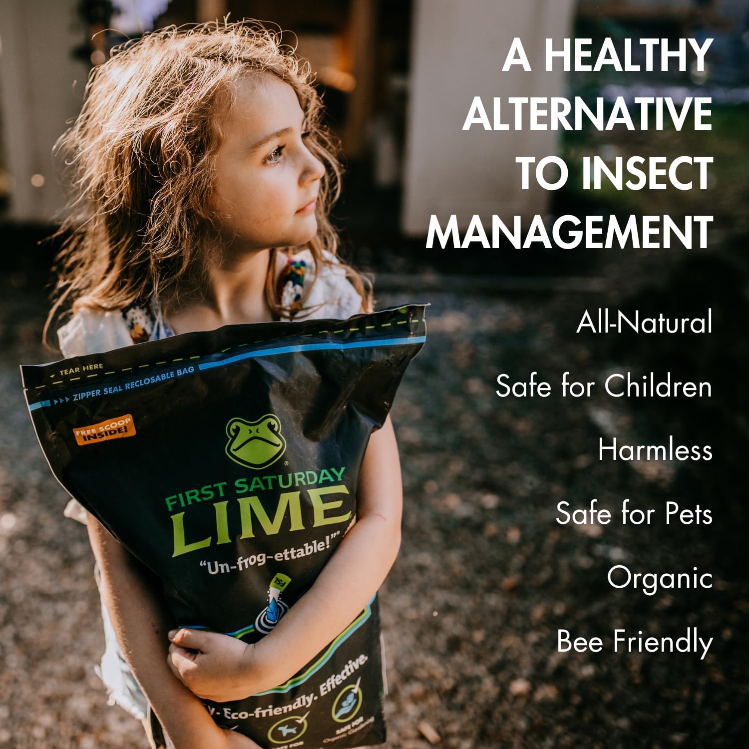 Thumbnail 1 de First Saturday Lime Insect Deterrent 20LB | Natural Outdoor Pest Barrier