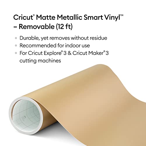 Thumbnail 2 de Cricut Smart Vinyl Mate Metalizado Removible Champán 3,6 m