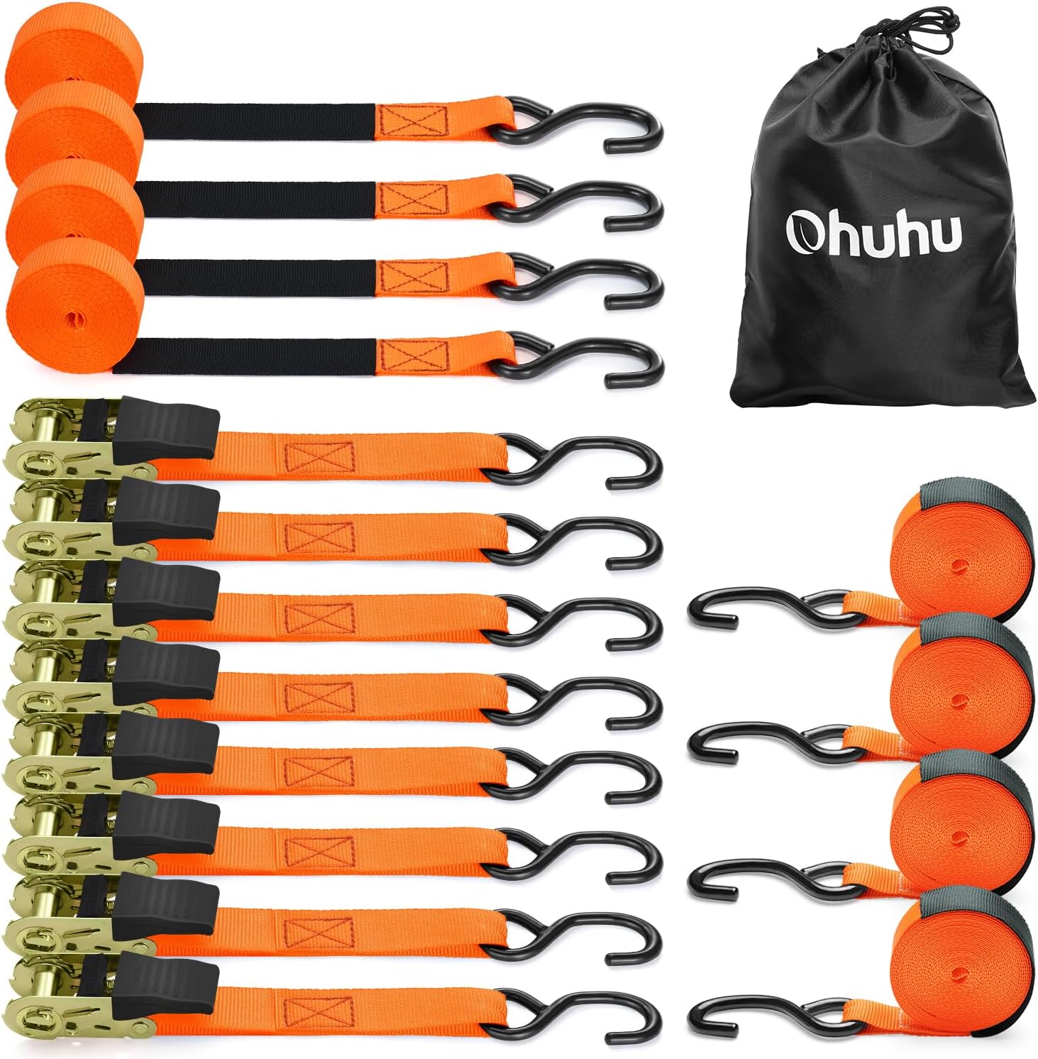 Detalle de Ohuhu Ratchet Straps 4.6m 680kg