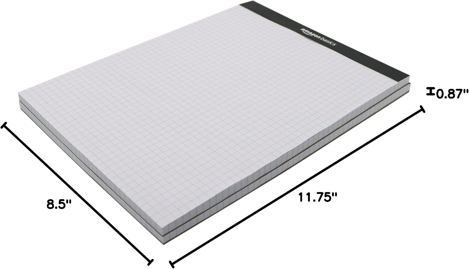 Thumbnail 6 de Amazon Basics Quad-Ruled Graph Paper Pad with Sturdy Back (2-Pack, 100 Sheets/Pad)