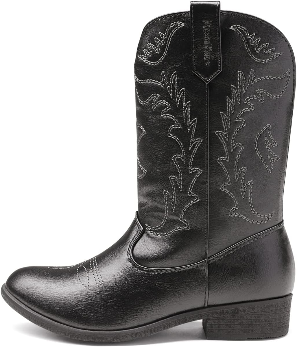Thumbnail 6 de DREAM PAIRS Kids' Western Boots, Mid-Calf